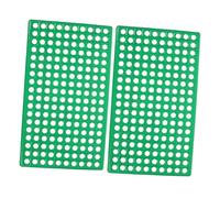 GANAZONO 2PCS Rabbit Cage Mat Durable Plastic Bunny Resting Pads with Round for Airflow for Chinchilla Ferret and Squirrel Habitats Easy Maintenance