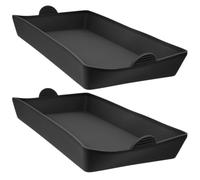 GANAZONO 2pcs Rectangular Silicone Loaf Pan for Toast and Pound Cake Baking | Heat Resistant, Oven Safe Design, Black Finish with Colorful Dots, Suited to Home Bakers and Restaurants
