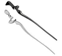 GANAZONO 2pcs Retro Metal Hair Sticks for Women Lightweight Hair Forks Random Colors for Classic Styling Random Color