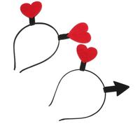GANAZONO 2Pcs Romantic Valentine’S Day Headbands Decorations, Love Arrow Hair Accessories for Women and, Cupid Costume Party Hairbands