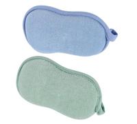 GANAZONO 2pcs Shower Bath Ball Sponge with Spiral Design Not Easy to Break Promotes Cell Activity and Bath Time Short Strap Included