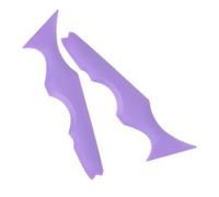 GANAZONO 2pcs Silicone Eyeliner Stencils Makeup Guide Tool for Beginners Angled Eyebrow and Eyeshadow Template Women Reusable Eye Makeup Aid