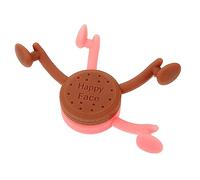 GANAZONO 2pcs Silicone Smile Mouth Exerciser Set Smile Lips Tighteners for Jawline Trainer for Men and Women Brown and Pink Colors Daily Tool for Home Use