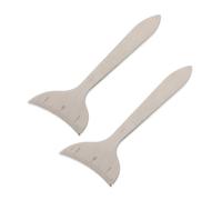 GANAZONO 2pcs Stainless Steel Measuring Ruler Accurate Eye Socket Gauge for Portable Eye Shape Measuring Tool for Crease