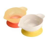 GANAZONO 2pcs Suction Feeding Bowl for Elderly Anti-Fall Multi-Functional Tableware Safe Durable and Practical for Mealtime Use and
