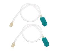 GANAZONO 2pcs Transparent Cupping Extension Tubes for Home Vacuum Pump Accessories Flexible Replacement Hose Parts for Body Cupping Wet Dry Therapy