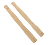 GANAZONO 2pcs Wooden Hoe Handle Replacement Wood Tool Handles for Gardening Lightweight Easy to Install Reduce Hand Fatigue Accessory for Hammer and Hoe