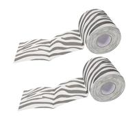 GANAZONO 2pcs Zebra Print Texture Toilet Paper Unique Animal Print Bathroom Decor Soft and Tissue for Fun and Stylish Restroom