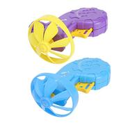GANAZONO 2sets Chase Sports Toys Flying Disc Saucer Launchers Cat Grabbing Toys Interactive Plaything for Cats Exercising for Indoor Outdoor Play Teasing