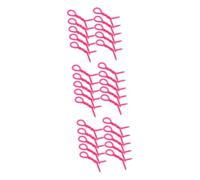 GANAZONO 30 Pcs Spiral Perm Rod for Hair Silicone Hair Rollers Easy to Use Curling Tools for Waves and Retro Styles for Family and Friends
