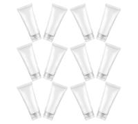 GANAZONO 30PCS 20ML Plastic Travel Toiletry Bottles with Flip Cap, Refillable Empty Lotion Tubes for Shampoo, Shower Gel, Facial Cleanser - Portable Sample Containers for Travel