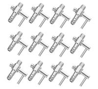 GANAZONO 30PCS Aquarium Air Pump Splitter with Flow Lever and Switch Tubing Connector for Fish Tank Oxygen Control and Aeration System