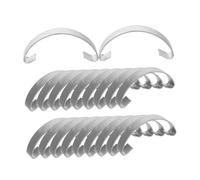 GANAZONO 30pcs Steel Wire Cage Door Hooks for Poultry Cages Practical with Clamping Space Compact Artistic Design for Chicken Duck Goose Coop