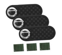 GANAZONO 3pcs Anti-skid Dashboard Pad with Rotatable Phone Holder and Parking Car Dashboard Organizer Mat for Phones Sunglasses Keys Multifunctional Car Accessories