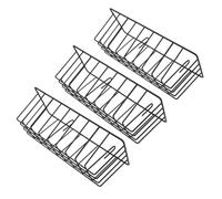 GANAZONO 3pcs Black Metal Rabbit Hay Feeder Racks Hanging Large Capacity Hay Feeders for Cage Pet Supply Suitable for Bunny Guinea Pig Chinchilla