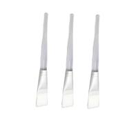 GANAZONO 3Pcs Crystal Handle Face Mask Brush Set Soft Fibers for Facial Mask Application for DIY Skin Care