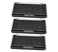 GANAZONO 3pcs Diy Makeup Empty Box Eyeshadow Pressing Plate Diy Cosmetics Box for Lipstick Container Makeup Organiser Tray