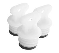 GANAZONO 3Pcs Hot Water Bottle Caps Rubber Stoppers Medium 21Mm Heating Water Bag Plugs Replacement Portable Accessories