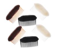 GANAZONO 3pcs Large Hair Volume Base Pad Insert for Women and Invisible Fluffy Hair Volumizing Clip Comb Lightweight Styling Tool with Wide Coverage for Quick Comfortable Hairstyling