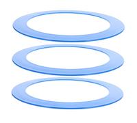 GANAZONO 3pcs Lightweight Juggling Rings Set for Outdoor Tossing Games and Circus Props Agility Rings for Training and Wind-resistant Plastic Hoop for Precise Throws and Catches