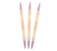 GANAZONO 3pcs Manicure Pedicure Tools Nail Buffer Pen Pumice Stone Cuticle Pusher for Nail Art Treatments