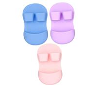 GANAZONO 3Pcs Silicone Face Cleansing Brush Gentle Exfoliator Scrubber for Blackhead Removal Lightweight and Portable Facial Tool Ergonomic Glove Design for Deep Skin Cleaning