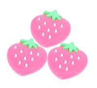GANAZONO 3Pcs Silicone Tennis Racket Dampers Mini Shock Absorbers Lightweight Portable Vibration Dampening Supplies for Player Sports with Flower Design