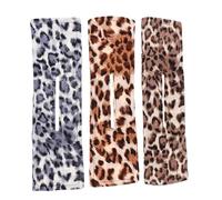 GANAZONO 3pcs Twist Hairbands Bowknot Head Wraps Leopard Print Hair Accessories for Women Girls Twisting and Tying Haircut Decor