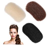 GANAZONO 3pcs Volume Bump Tool Hair Base Styling Clip Hair Increasing Tools Easy to Use for Long Thick Thin for Wedding Party Prom Salon