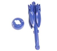 GANAZONO 4-tine Foldable Kayak Anchor Blue for Canoe, Motorboat and Paddle Board - Compact Folding Anchor Suitable for Sailboats and Small Boats