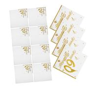 GANAZONO 40pcs Decorative Birthday Napkins Elegant Foil Design for Birthday Celebrations High Absorbency Paper Hand Towels for Party Supplies and Table Settings