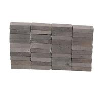 GANAZONO 40Pcs Miniature Grey Bricks for DIY Terrarium and Aquarium Decor Realistic Fake Bricks for Dollhouse Mini Garden Accessories Easy Installation Color Retention