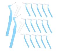 GANAZONO 40pcs Soft Angled Interdental Toothbrushes Dental Braces Brush for Precise Cleaning Between Teeth and Braces Oral Care Tool for Reach Gaps and Molar Spaces