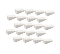 GANAZONO 48Pcs Makeup Wedge Sponges for Nail Art and Cosmetic Use Gradient Color Fade Applicator Soft Elastic Cosmetic Manicure Sponges for Natural and False Nails Skin-friendly