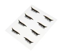 GANAZONO 4pairs Temporary Eye Makeup Eyeliner Sticker False Eyelashes Eye Line Sticker Tape for Party Carnival