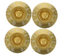 GANAZONO 4pcs Acrylic Guitar Volume Tone Control Knobs High Hardness Caps for Electric Guitar and Bass Easy Install Wear Resistant Replacement for Effects Amplifiers Potentiometers