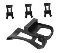 GANAZONO 4PCS Adjustable Bike Pedal Toe Clips Cage for Cycling Exercise and Road Bikes Secure Foot Placement for Anti-slip Power Pedaling Compatible with Indoor and Outdoor Bicycle