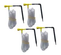 GANAZONO 4pcs Adjustable Self Watering Spikes for Plants Outdoor Plant Watering Device Slow Drip Irrigation Tool for Garden Patio Lawn Potted