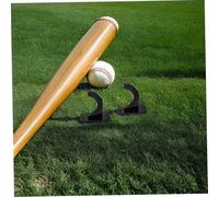 GANAZONO 4pcs Baseball Bat Rack Wall Mount Holder for Baseball and Softball Bats Up to Diameter Modern Horizontal Display Stand with Reinforced Weight Support and Easy Installation for
