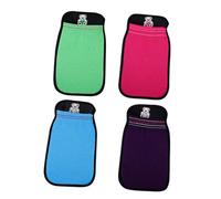 GANAZONO 4pcs Bath Mitts Double-layer Exfoliating Skin Cleaners Shower Tools for Body Scrubbing in Bathroom