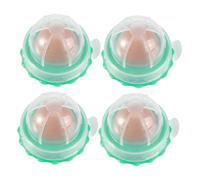 GANAZONO 4pcs Catnip Lollipops Edible Wall Treats for Cats Licking Candy Ball Cat Toys Catnip Irresistible Taste