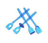 GANAZONO 4pcs Children's Oral Motor Skills Development Tools Tongue Trainer Set for Speech Therapy Blue Oral Chew Toys for Sensory Stimulation and Muscle Strengthening