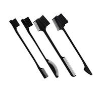 GANAZONO 4Pcs Dual Ended Eyebrow Brush Set Portable Multifunctional Eyebrow Comb Eyelash Brush for Makeup Lovers Lightweight Durable Bristle Material for Effortless Grooming