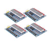 GANAZONO 4pcs Keys LED Display Module Digital Tube Microcontroller Interface Compatible with Avr Stable Performance and Easy Installation for Embedded Systems