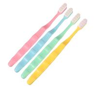 GANAZONO 4Pcs Micro Nano Manual Toothbrush for Sensitive Gums Bristles Oral Care Tools for Gentle Cleaning and Gum