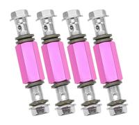 GANAZONO 4pcs Motorcycle Brake Line Coupling Adapter Kit High Strength Brake Hose Extension Fittings Metal Connectors Modifications Easy Installation for Auto Car Repairs Random Color