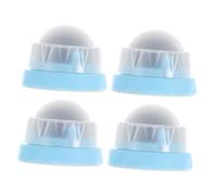 GANAZONO 4Pcs Natural Rotating Chew for Cats Kittens Teeth Cleaning Function Engaging Wall Mounted Design Fun Licking Stick for Playtime