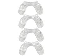 GANAZONO 4pcs Non-Slip Silicone Pads for Glasses U-Shaped Cushions Skin-Friendly Eyeglass Accessories for Boys and Girls Compatible Weak Myopia Frames