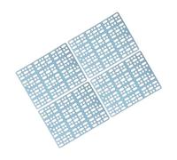 GANAZONO 4Pcs Pads Hallow out Bunny Cage Mats for Pet Comfort Easy to Cut Splice Protects From Injuries Feces for Rabbit Accessories Animal Cages