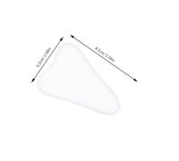 GANAZONO 4pcs Private Anti-exposure Stickers Soft Private Parts Cover Reusable Invisible Self-adhesive Silicone Pads Patches Invisible Underwear Sticker Transparent Silica Gel